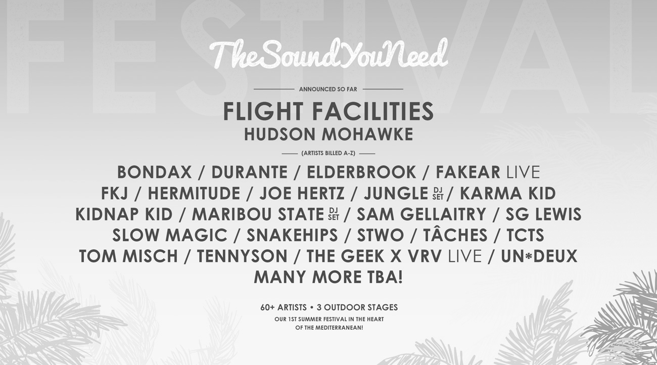 News: The Sound You Need Festival tickets now available