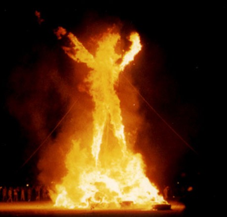 Burning Man festival attendee dies in fire